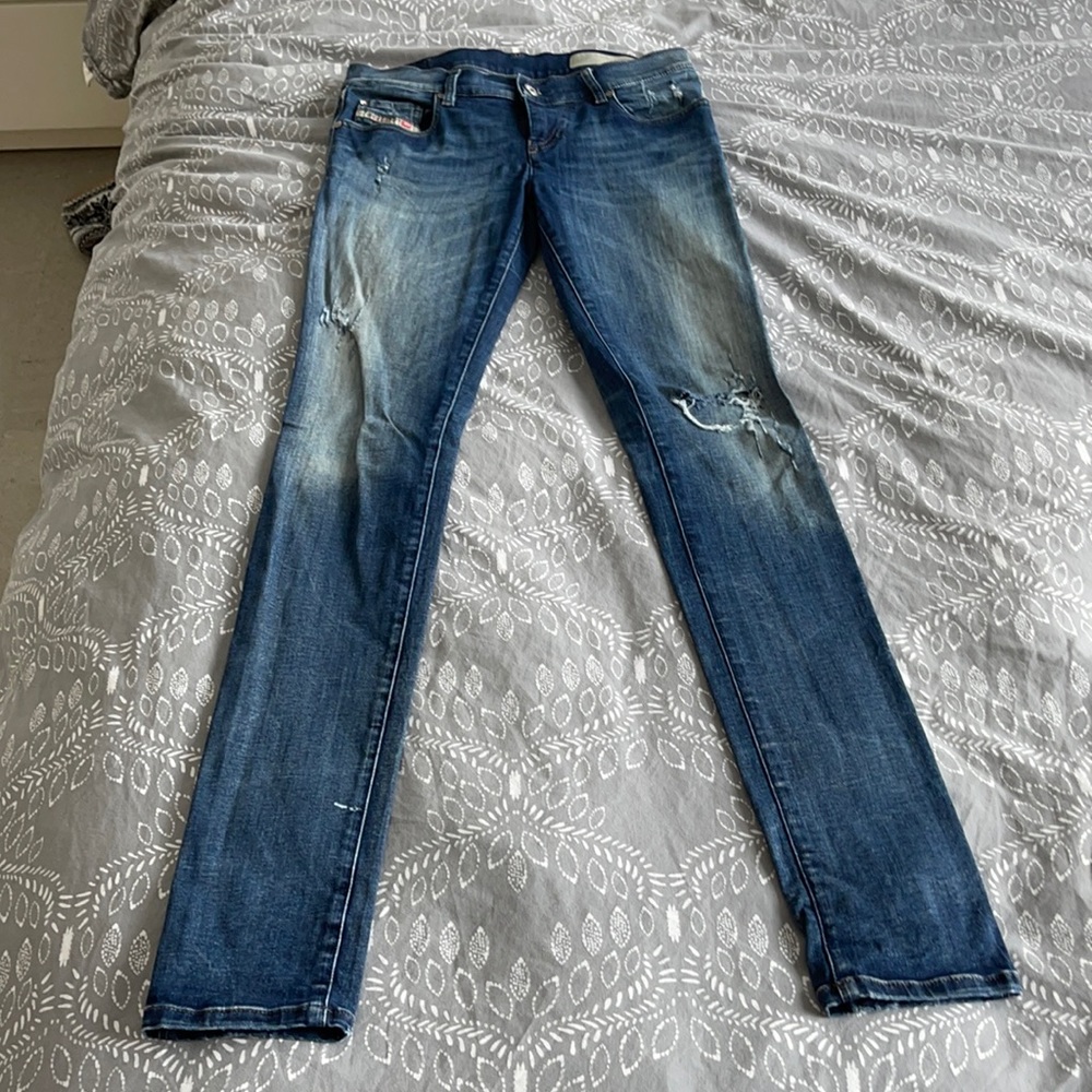 Super slim skinny low waist Diesel jeans